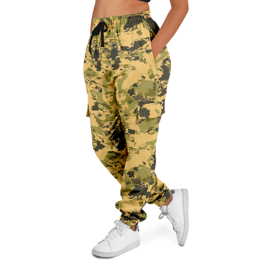 Desert Green Camo Cargo Pants | Unisex