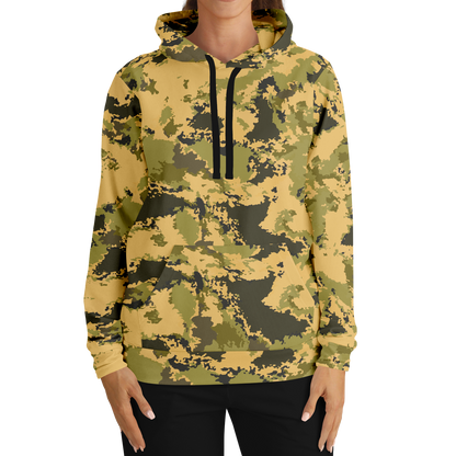 Green Camo Hoodie | Watercolor Desert Camouflage