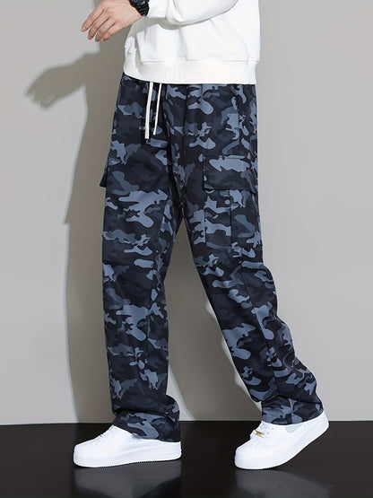 Camo Cargo Pants for Men | Available in Green or Grey