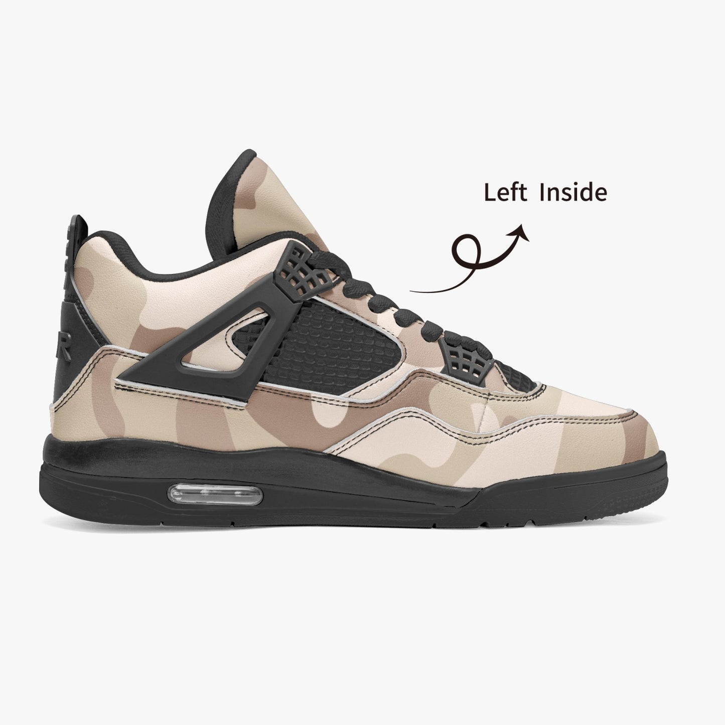 Camo Jordans AJ4 | Desert Brown Camouflage