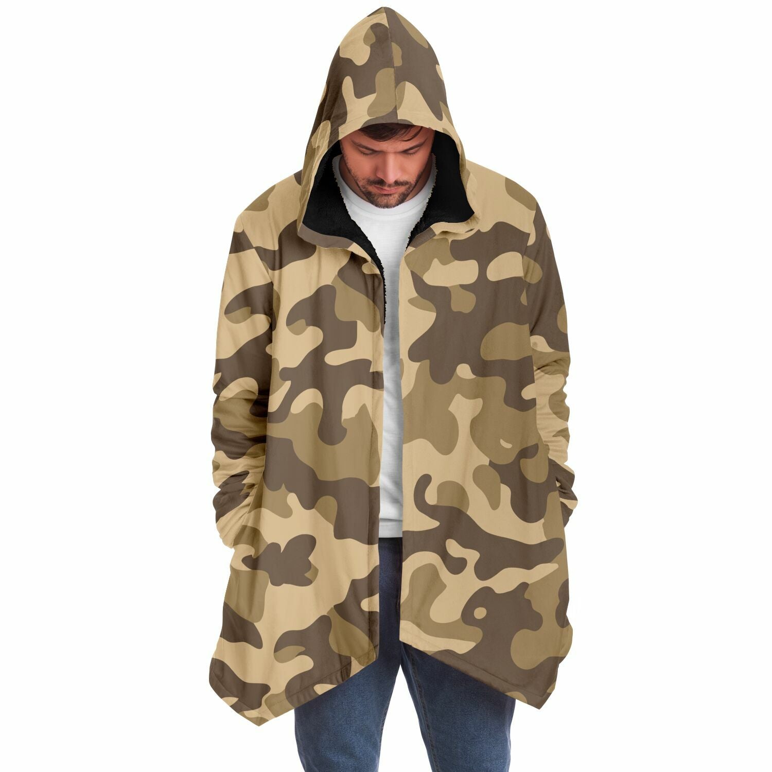 Camo Cloak | Khaki Camouflage | Microfleece