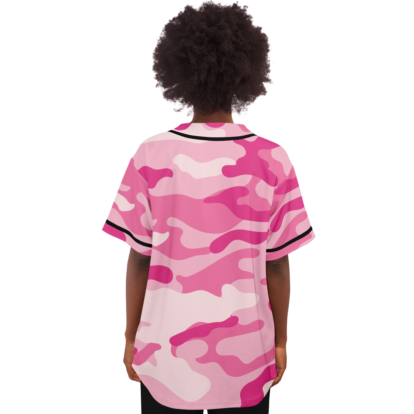 Camo Baseball Jersey | Lavender Pink Camouflage