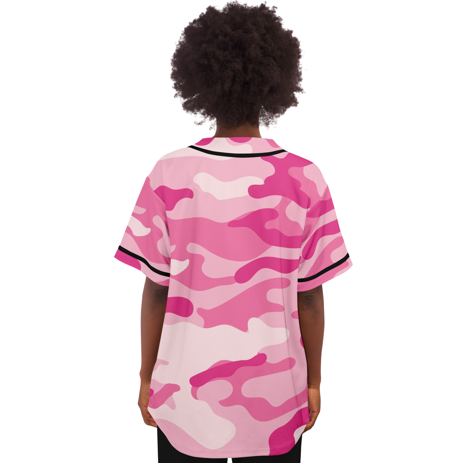 Camo Baseball Jersey | Lavender Pink Camouflage