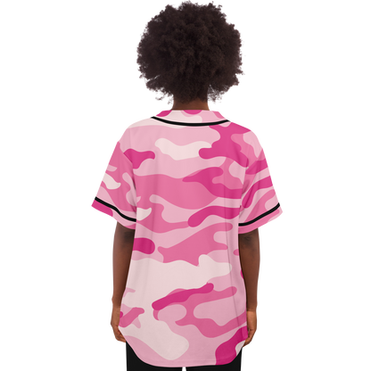 Camo Baseball Jersey | Lavender Pink Camouflage