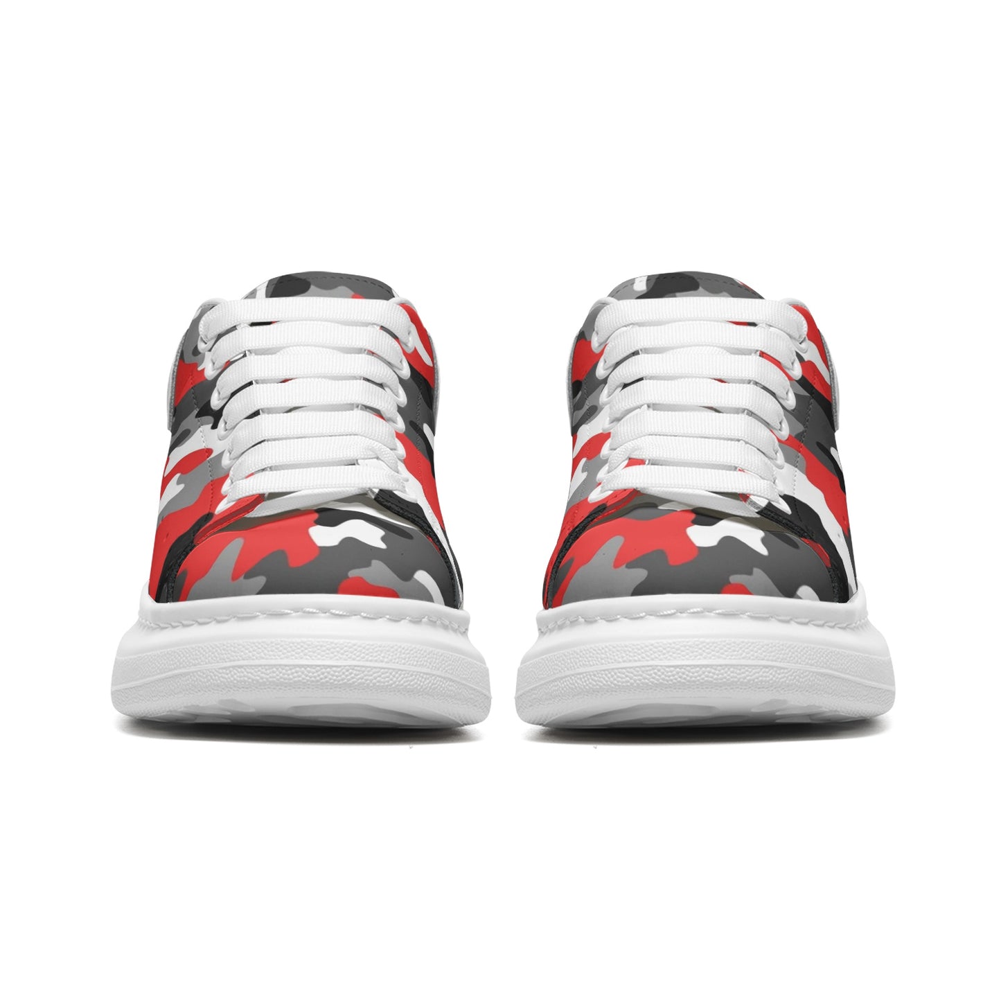 Oversized McQueen Sneakers | Red, Gray, Black, and White