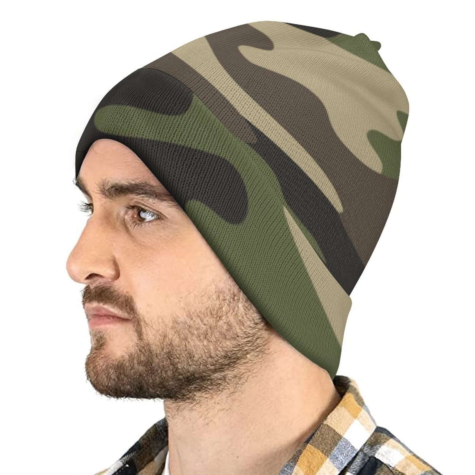 Camo Beanie | Classic Green Camouflage