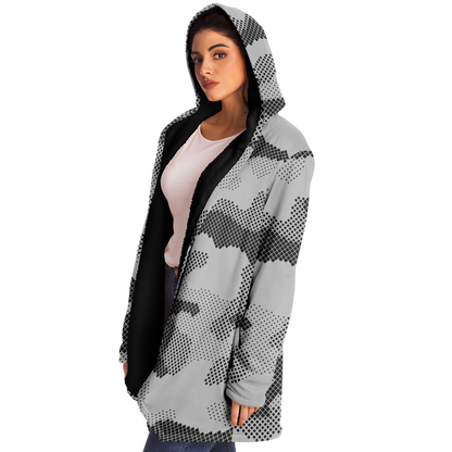 Camo Cloak | Gray Digital Camouflage | Microfleece