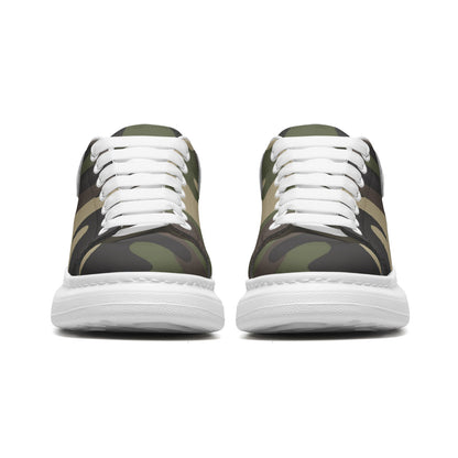 Oversized McQueen Sneakers | Classic Green Camouflage