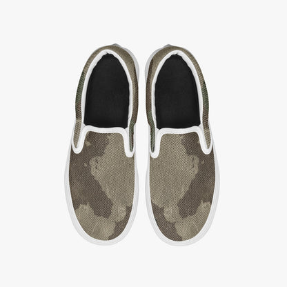 Camo Slip-On Shoes | Dirty Brown Camouflage