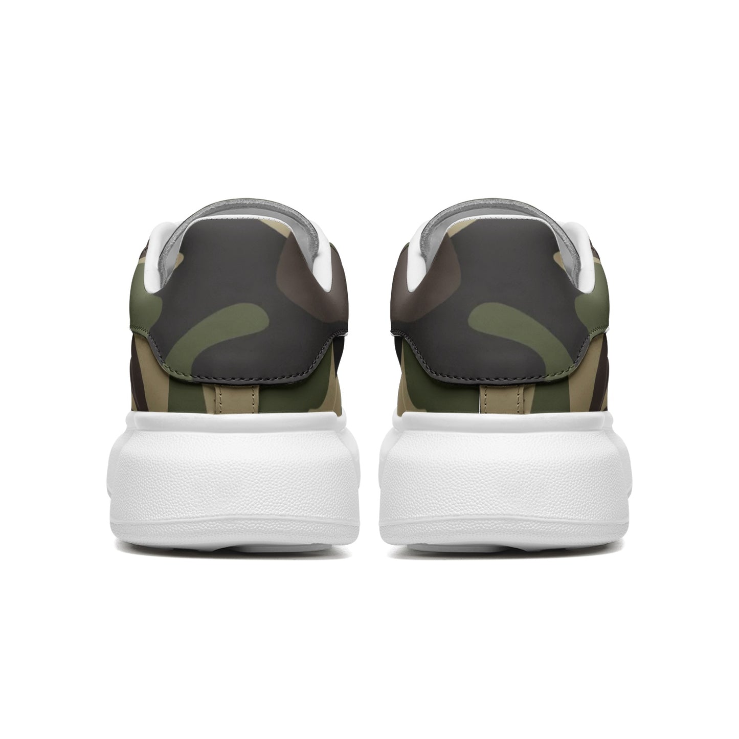 Oversized McQueen Sneakers | Classic Green Camouflage