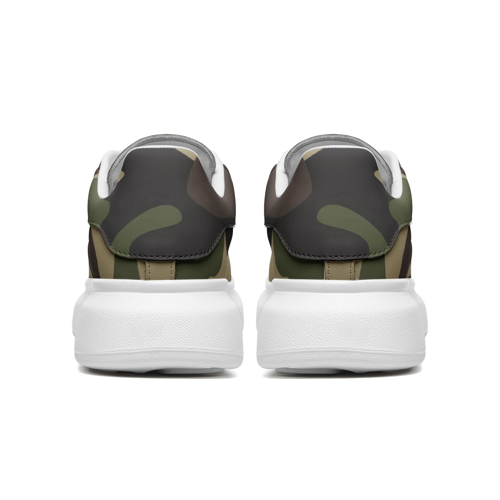 Oversized McQueen Sneakers | Classic Green Camouflage