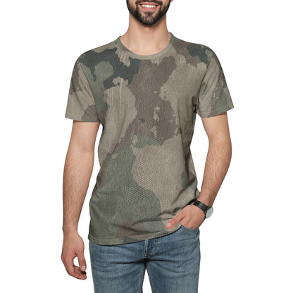 Camo T-shirt | Cotton | Unisex | Dirty Brown Camouflage