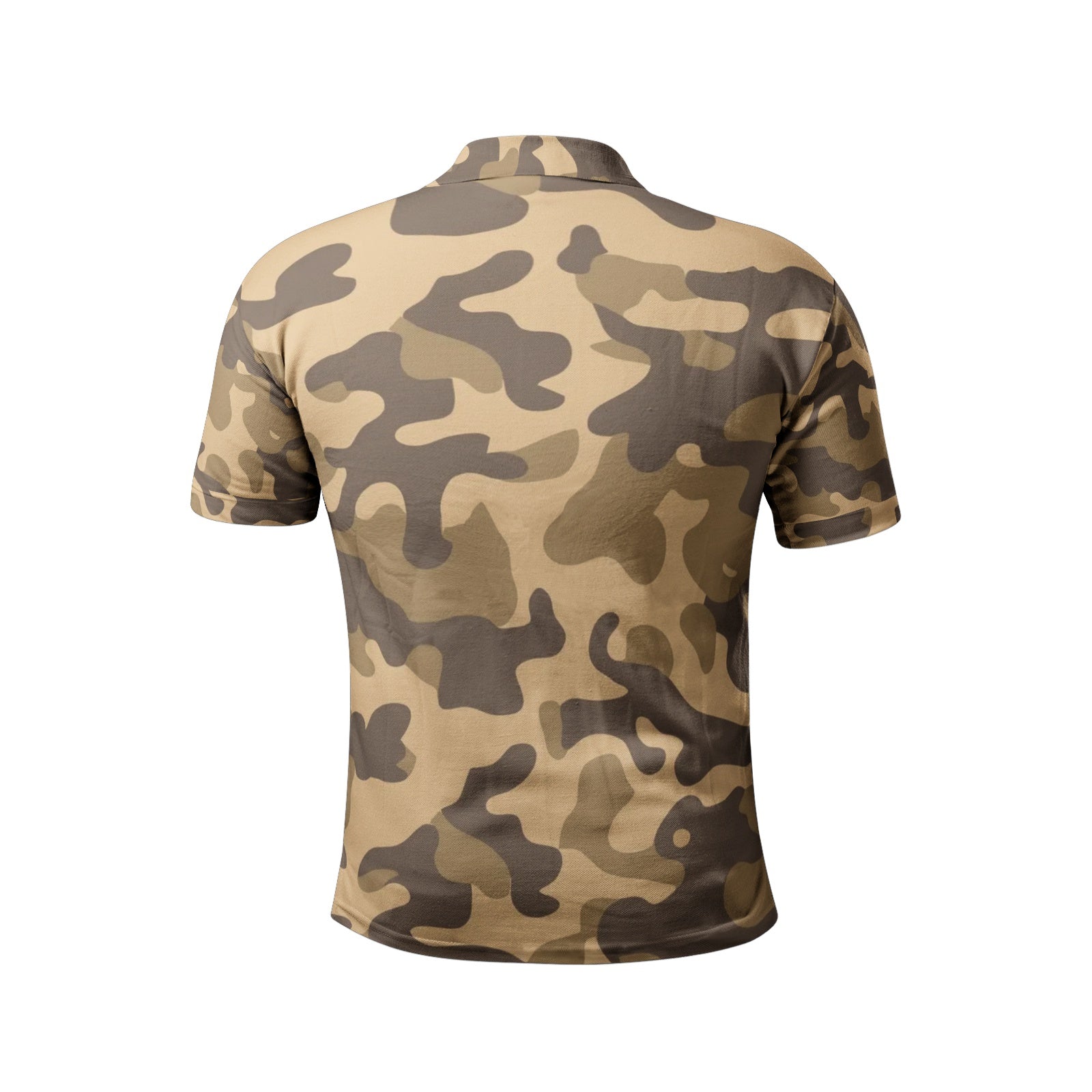 Camo Golf Shirt | Khaki Camouflage