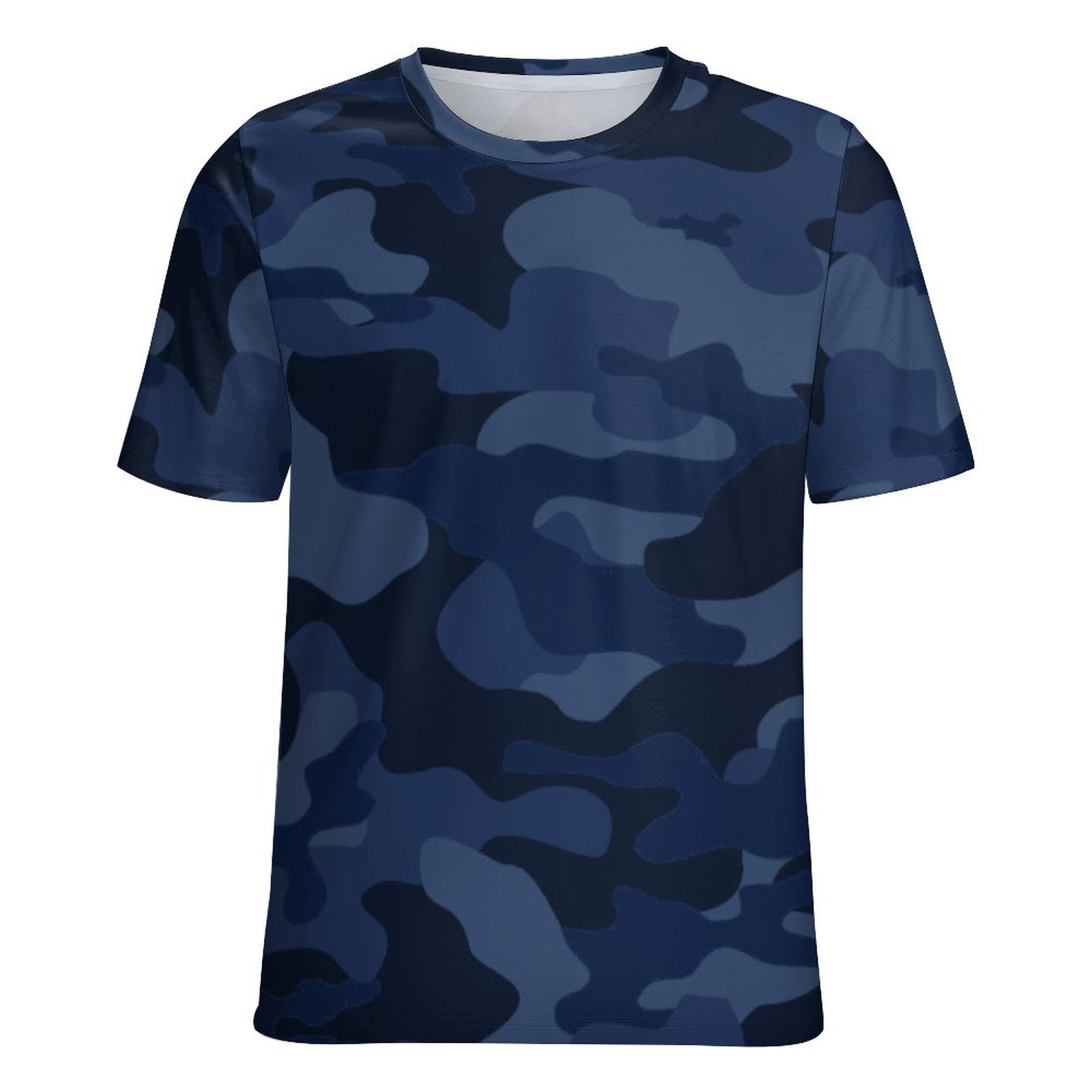 Camo Shirt | Deep Blue Camouflage T