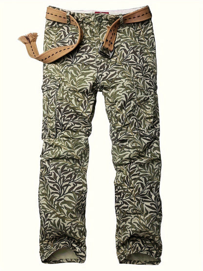 Men's Camo Cargo Pants | Grass Print