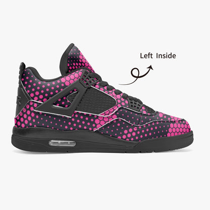 Camo Jordans AJ4 | Digital Pink Camouflage | Black Sole