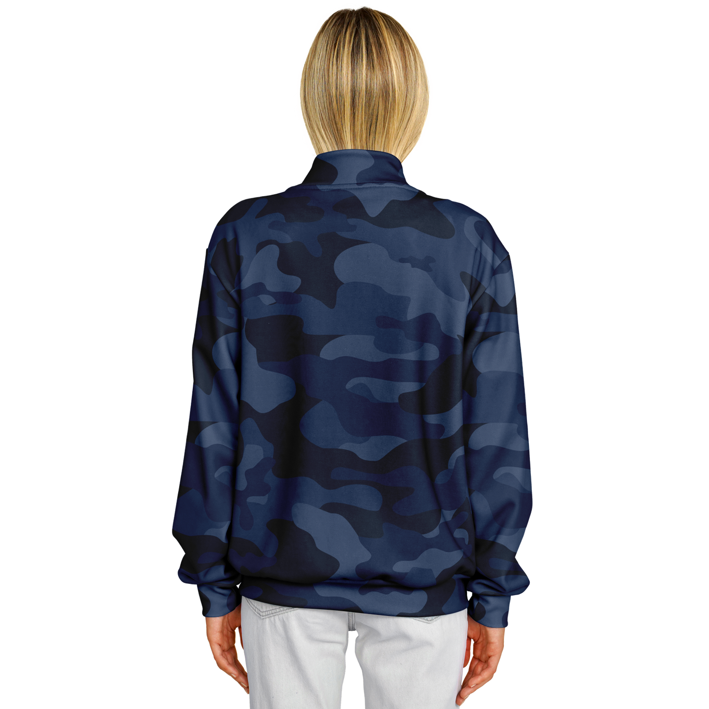 Baseball Jacket | Deep Blue Camouflage | Heavyweight Coat