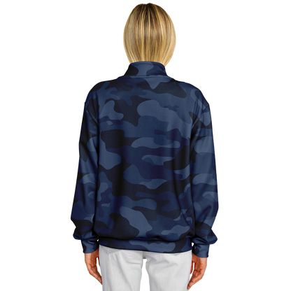 Baseball Jacket | Deep Blue Camouflage | Heavyweight Coat