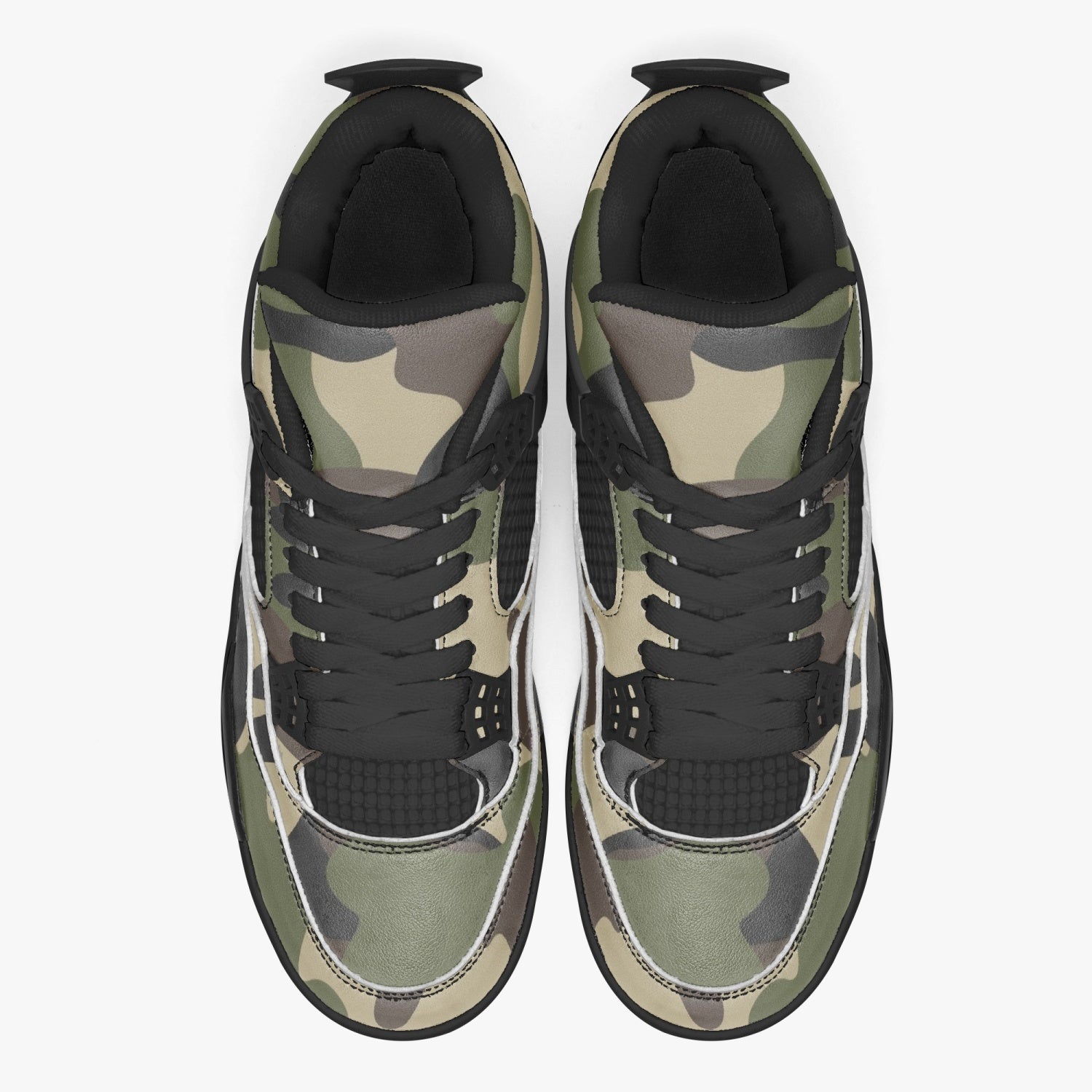 Brown Camo Jordans AJ4 | Classic Military Camouflage