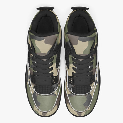 Brown Camo Jordans AJ4 | Classic Military Camouflage