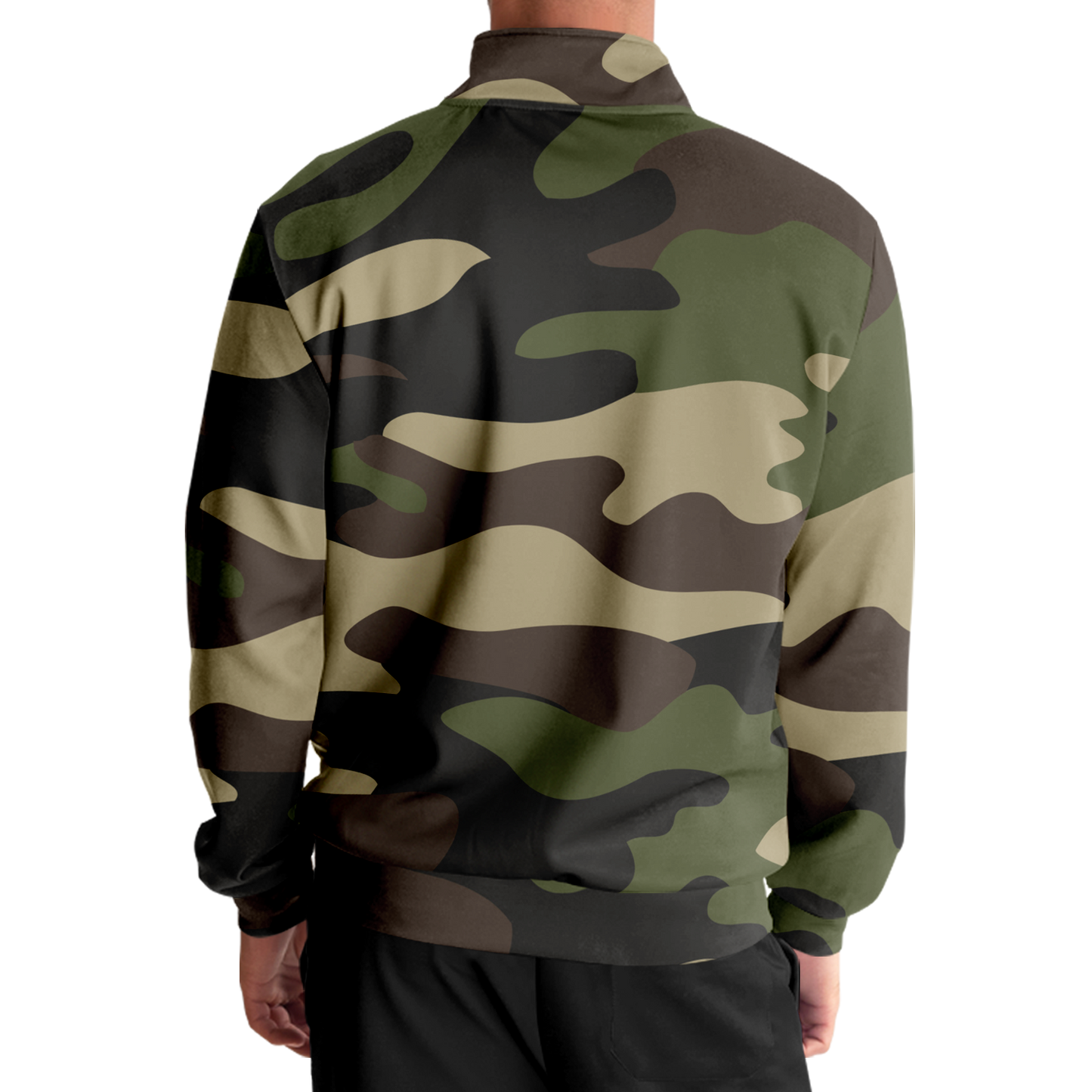 Camo Track Jacket | Classic Green Camouflage