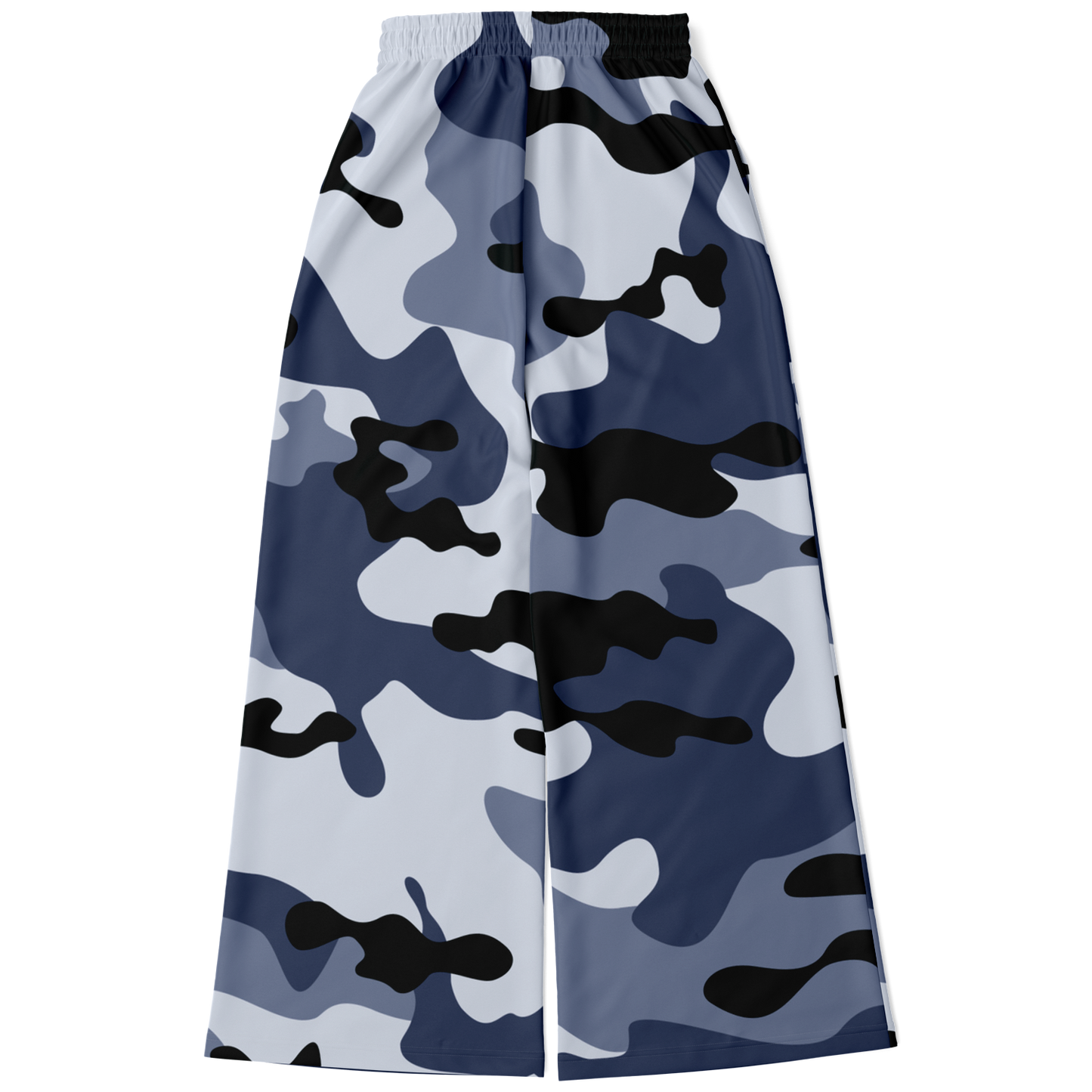 Camo Wide Leg Pants | Light Blue Camouflage