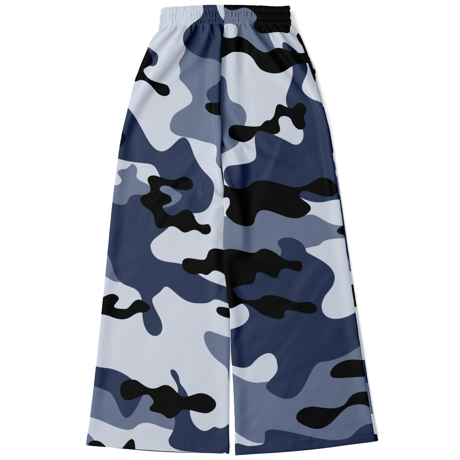 Camo Wide Leg Pants | Light Blue Camouflage