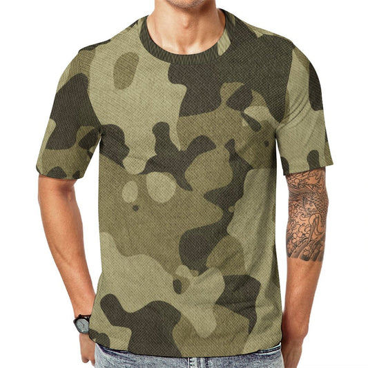 Camo Shirt | Green Fabric Camouflage T