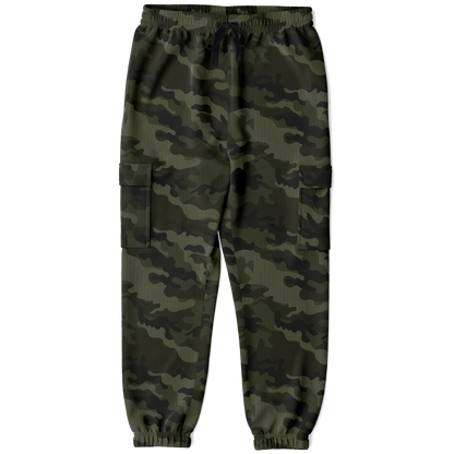 Military Green Camo Cargo Pants | Unisex