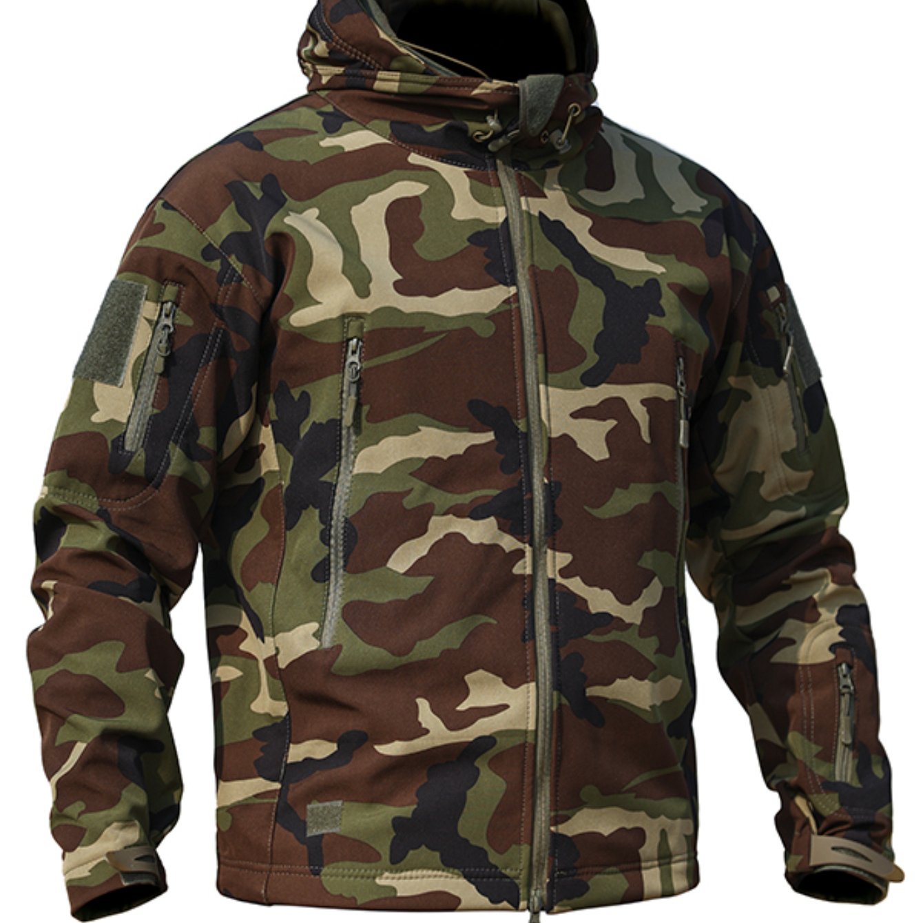 Camouflage Jacket for Men, Outdoor Coat for Hiking & Training