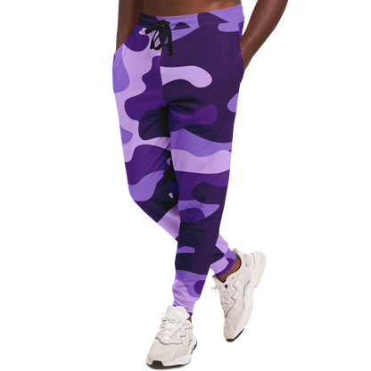 Camo Joggers | Unisex | Purple. Blue & Mauve