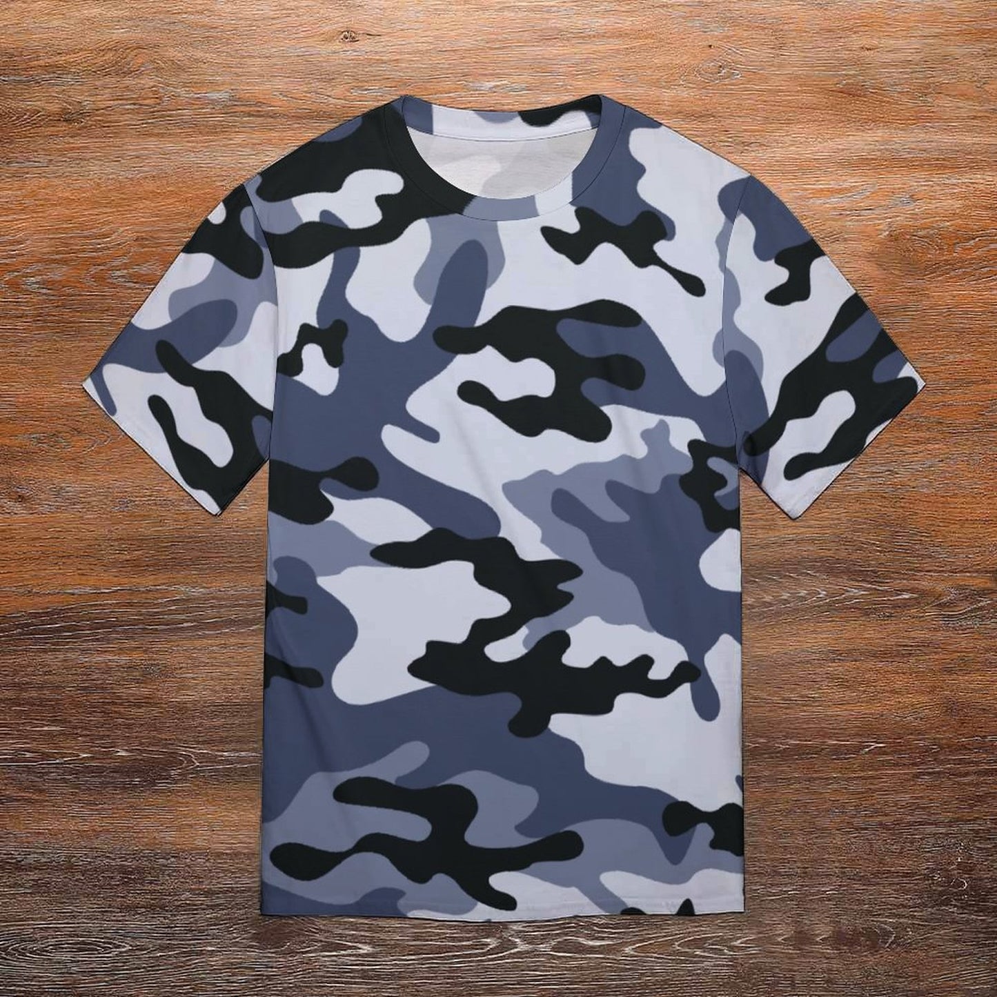 Camo Shirt | Light Blue Camouflage T