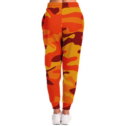 Camo Sweatpants | Unisex | Orange & Red