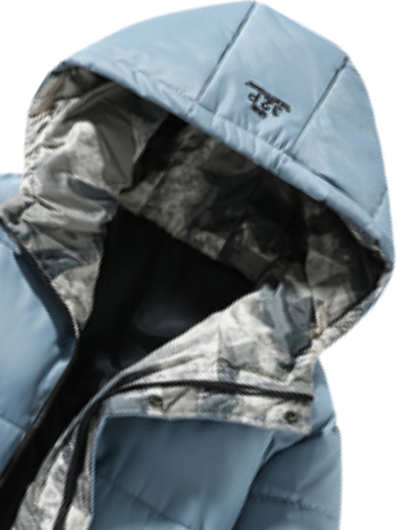 Men's Padded Jacket: Loose Fit, Hooded, Short Design for Winter