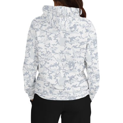 White Camo Hoodie | Army Snow Grunge