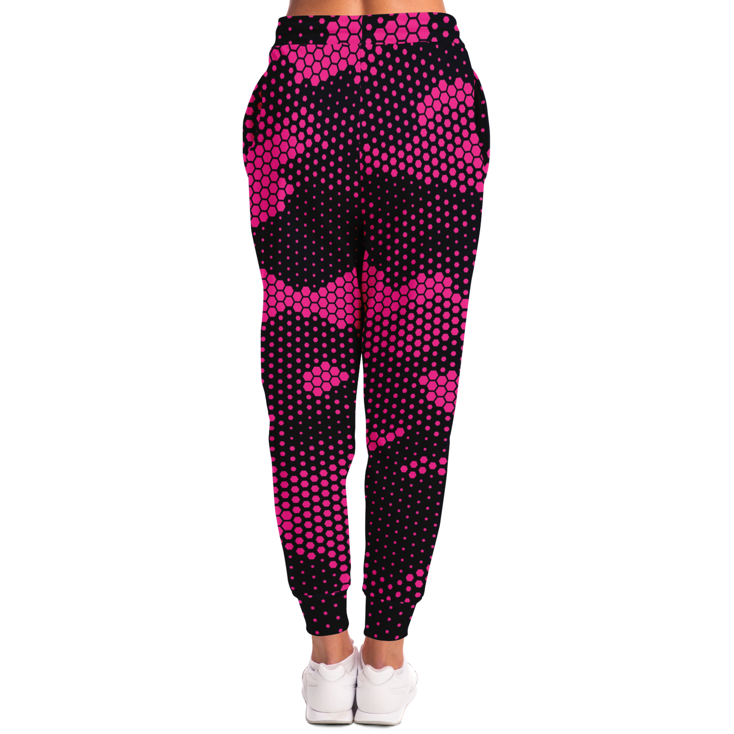 Camo Sweatpants | Unisex | Pink Digital Dotted Hexagonal