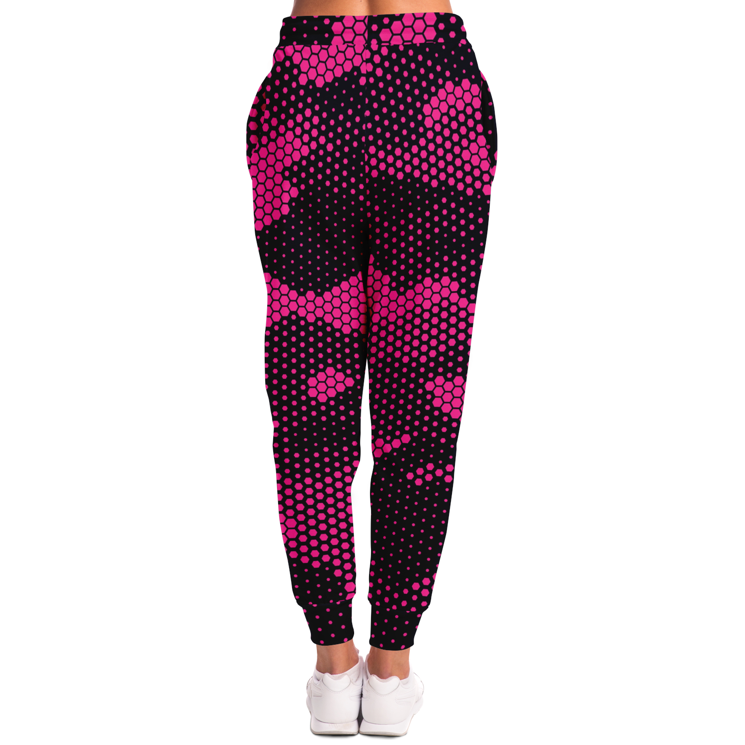 Camo Sweatpants | Unisex | Pink Digital Dotted Hexagonal