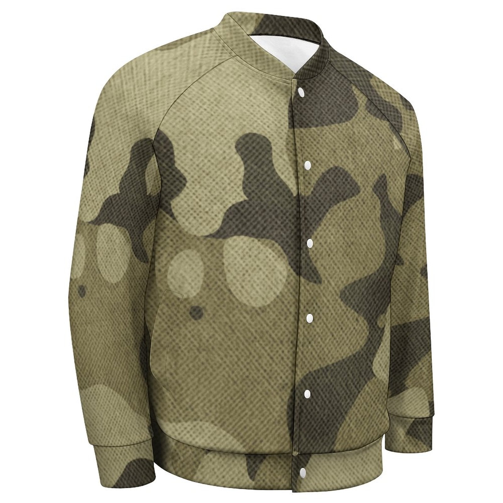 Men's Camo Jacket | Green Fabric Camouflage