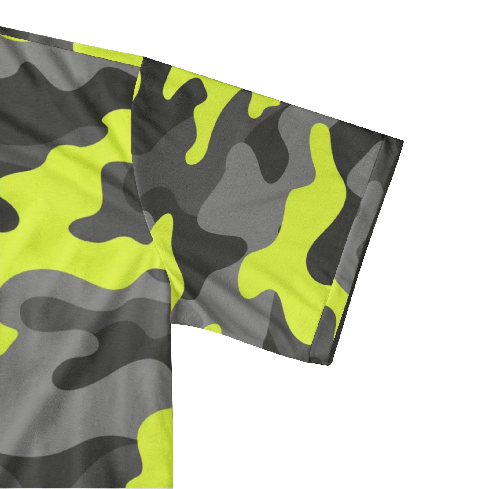 Camo Golf Shirt | Yellow, Black, and Gray Camouflage