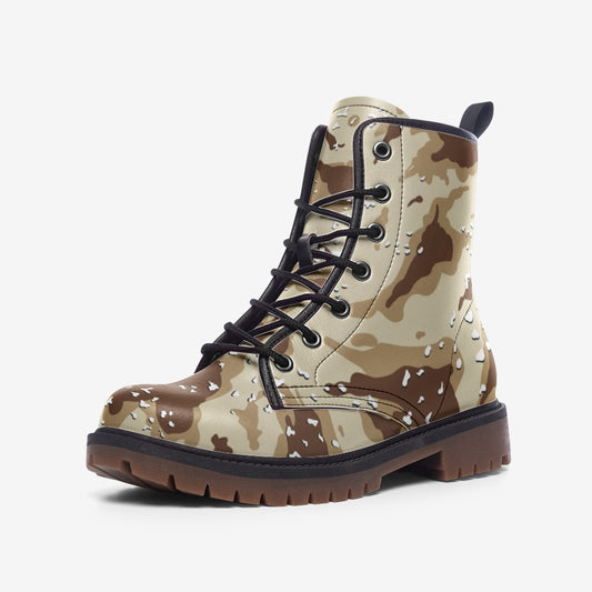 Brown Camo Boots | Lightweight Leather | US Army Desert Uniform