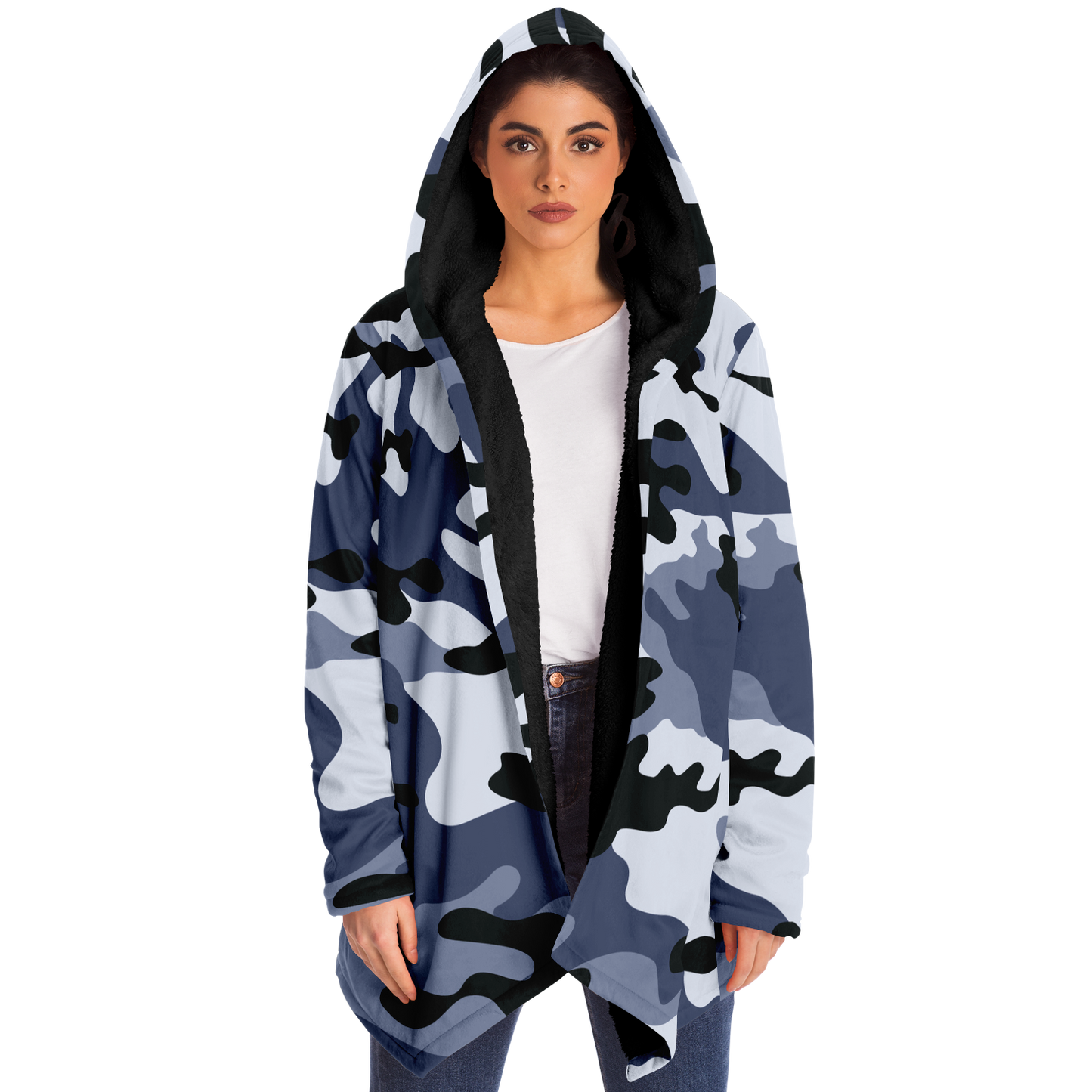 Camo Cloak | Light Blue Camouflage | Microfleece