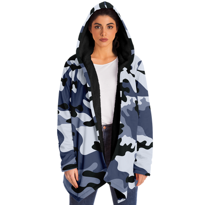 Camo Cloak | Light Blue Camouflage | Microfleece