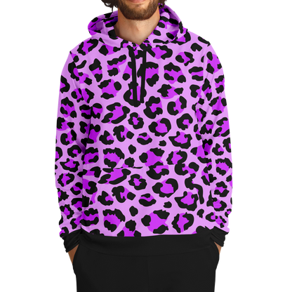 Leopard Hoodie | Purple, Blue and Black