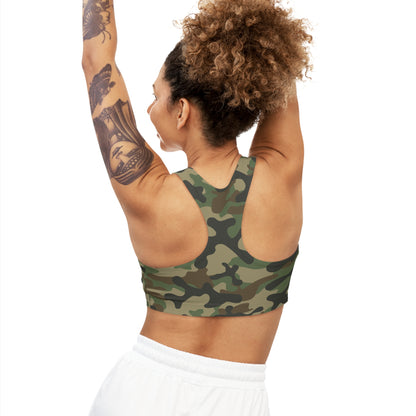 Camo Bra | Military Brown Camouflage