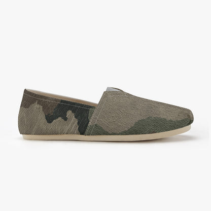 Camo Toms | Dirty Brown Camouflage Canvas Shoes