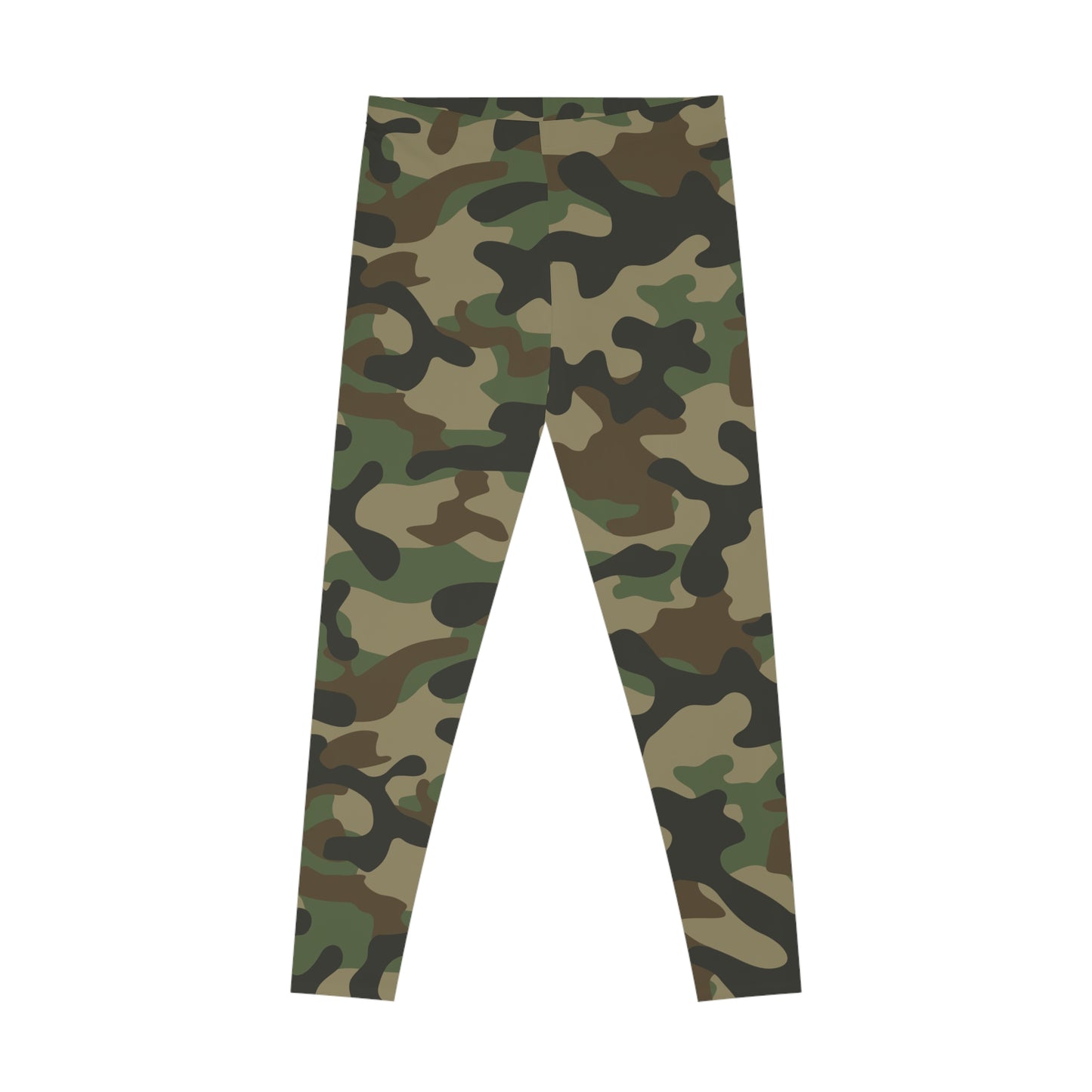 Brown Camo Leggings For Women | Mid Waist Fit