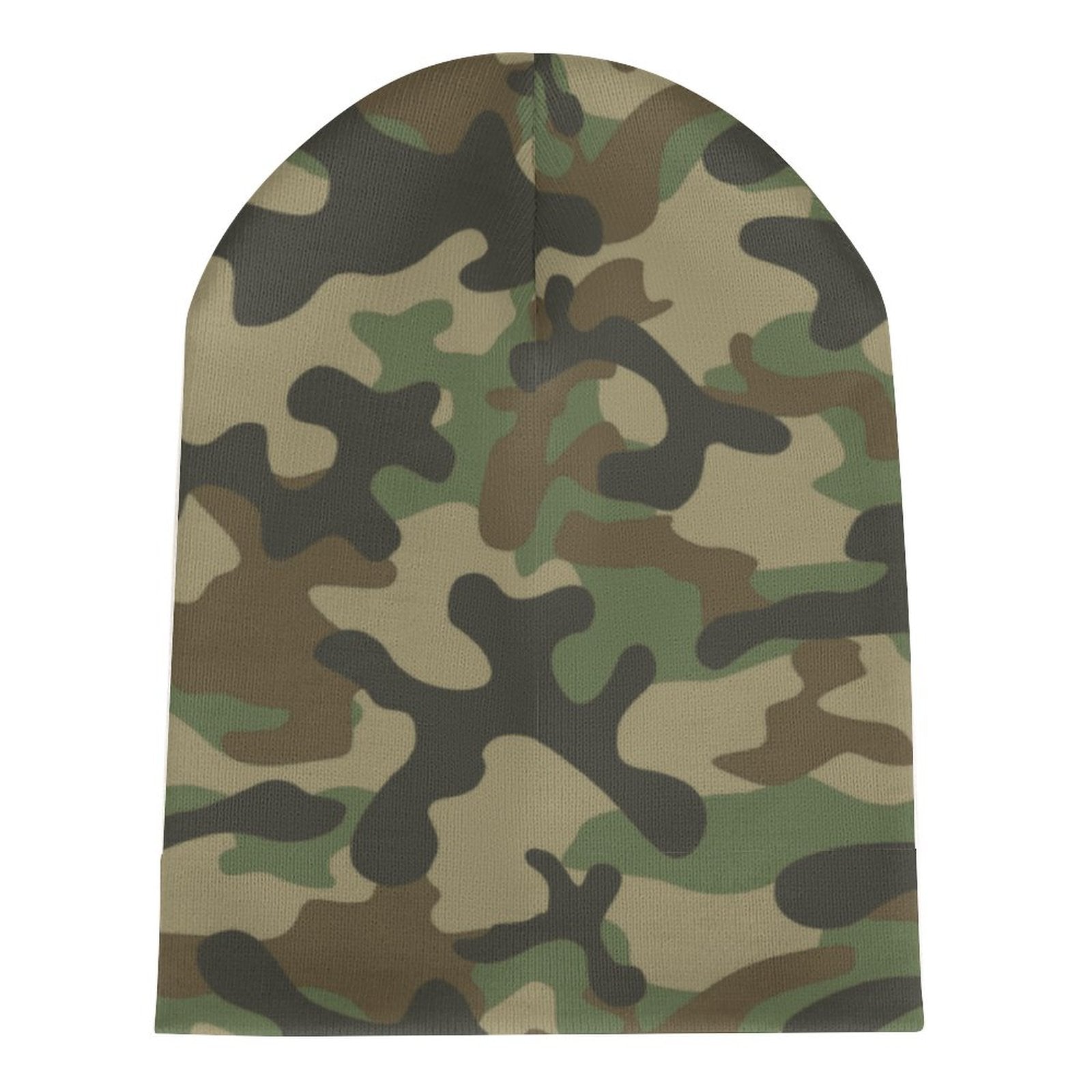 Camo Beanie | Military Brown Camouflage