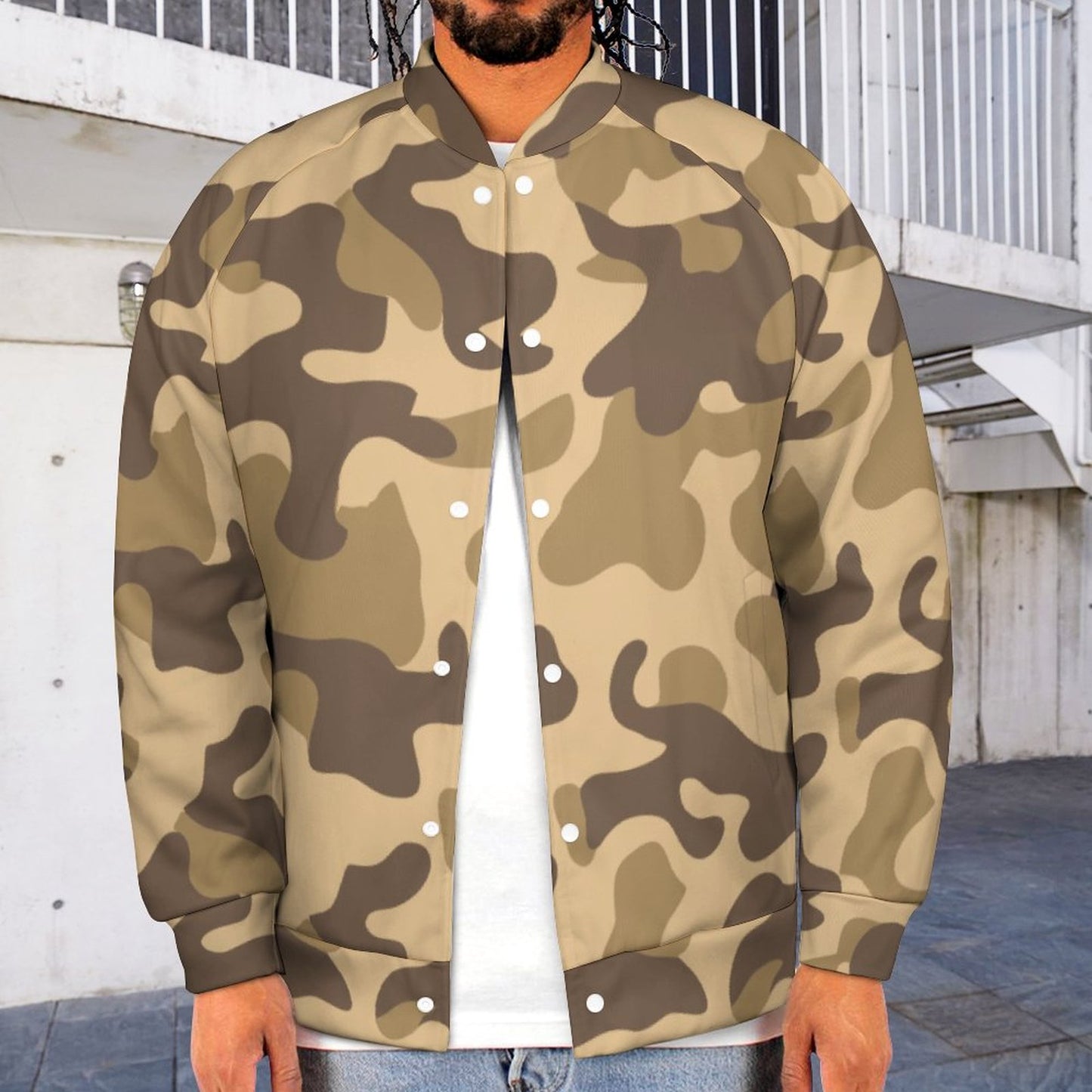 Men's Camo Jacket | Khaki Camouflage