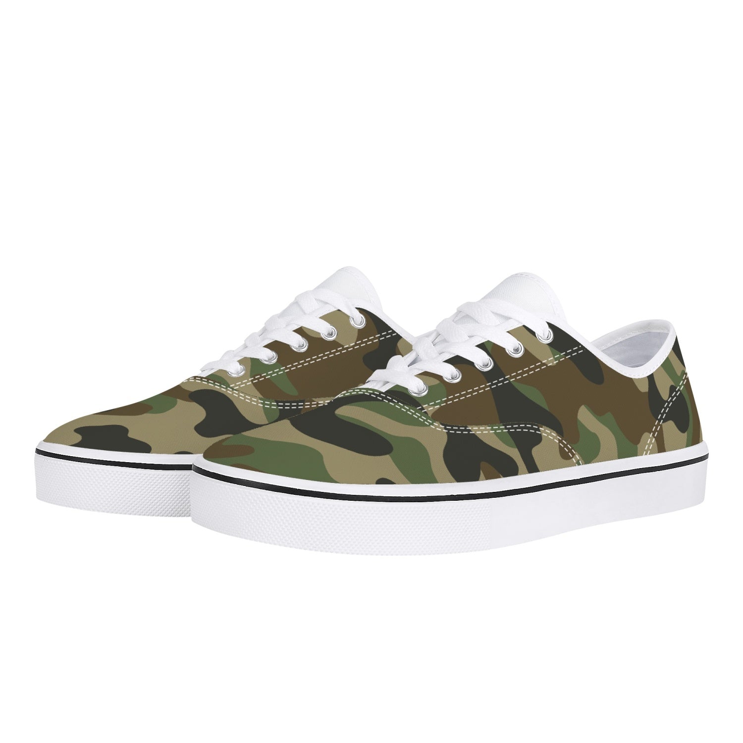 Camo Skate Shoes | Military Brown Camouflage