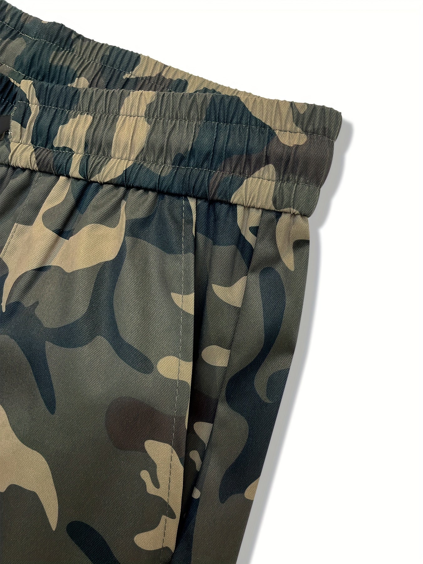 Men's Camo Cargo Pants | Loose Fit, Multi-Pocket Design